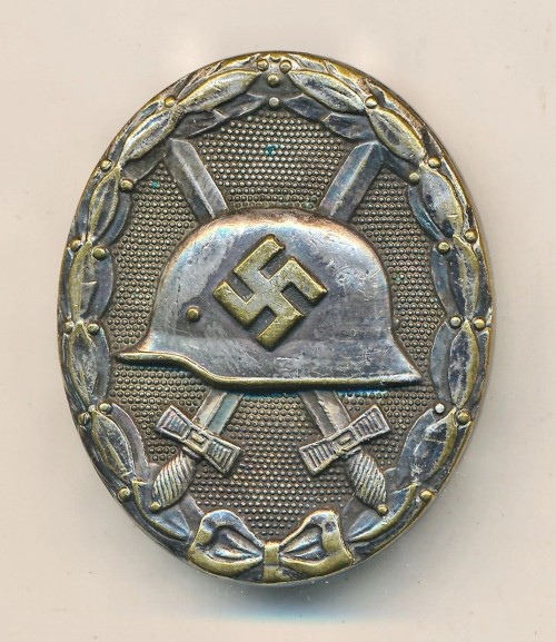 SOLD - 30 Marked Silver Wound Badge in Tombak