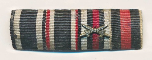 SOLD - 4 Place Third Reich era Service Ribbon Bar