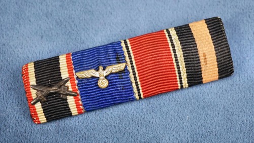 SOLD - 4 Place Wehrmacht service ribbon bar