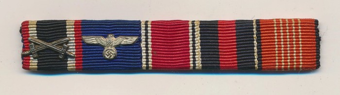 SOLD - 5 Place Heer Service Ribbon Bar