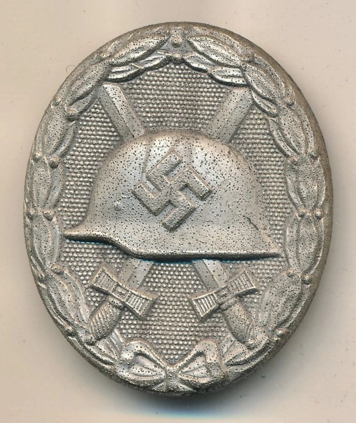 SOLD - 92 Marked Silver Wound Badge