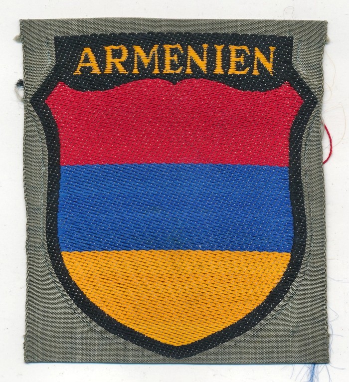 SOLD - Armenian Volunteer Sleeve Shield