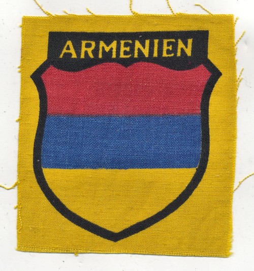 SOLD - Armenian Volunteer Sleeve Shield