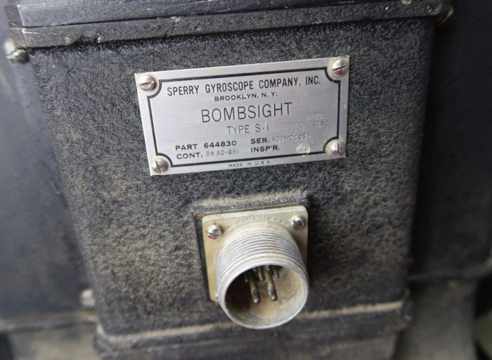 SOLD - Army Air Corps SPERRY aviation Bombsight type S1 M2 - Image 10