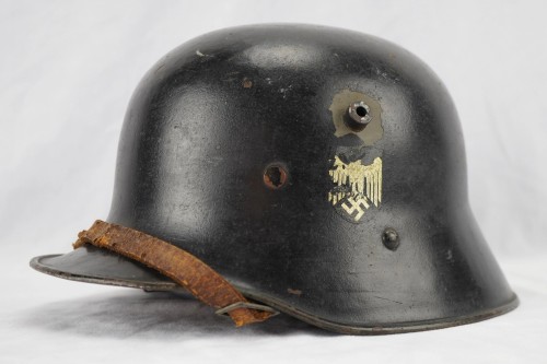 SOLD - Austrian M17 Transitional Bahnschutz Issued Heer Helmet