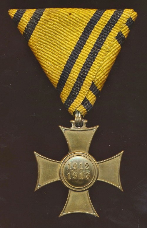 SOLD - Austro-Hungarian Balkan Mobilization Cross