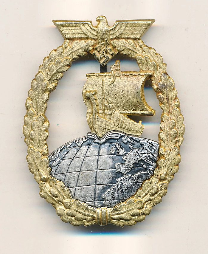 SOLD - Auxiliary Cruiser badge by Juncker