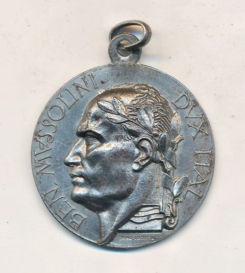 SOLD - Ben. Mussolini Federazione dei Fasci di Combattimento Milano Medal