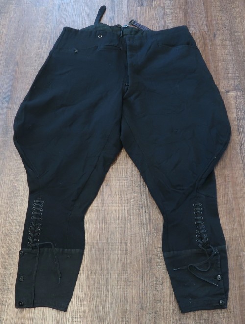 SOLD - Black Allgemeine SS Service Breeches