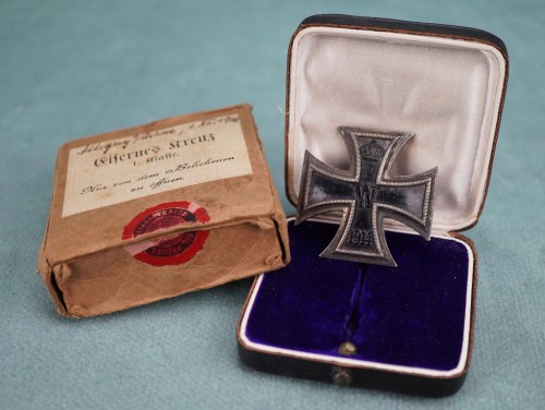 SOLD - Boxed and Cased 1914 Iron Cross First Class