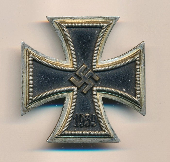 SOLD - Brass Core Iron Cross 1st Class