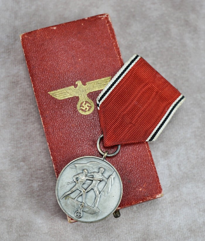 SOLD - Cased Austrian Anschluss Medal