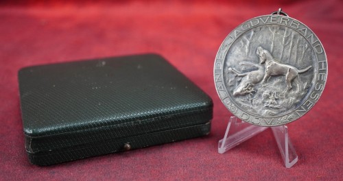 SOLD - Cased Deutsche Jägerschaft Hessen 1938 Medal