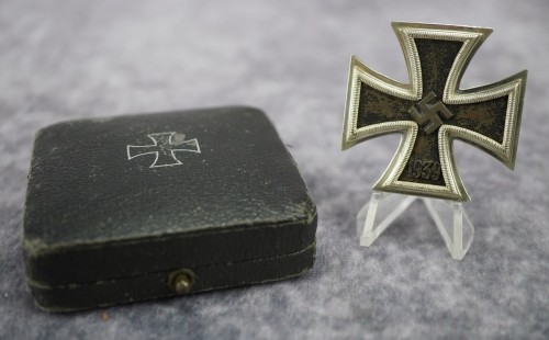 SOLD - Cased Iron Cross First Class Marked 65