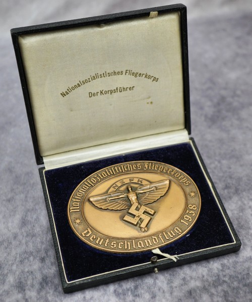 SOLD - Cased NSFK Table Medal Named to a Woman