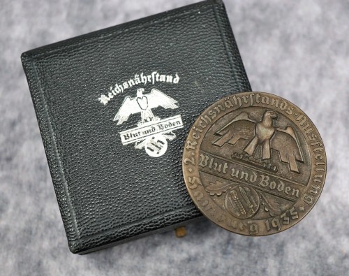 SOLD - Cased Reichsnährstand Table Medal