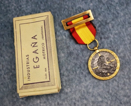 SOLD - Cased Spanish 1936-1939 Campaign Medal