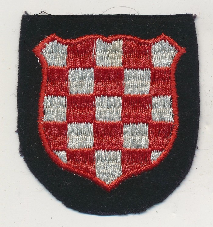 SOLD - Croatian SS Volunteer Sleeve Shield