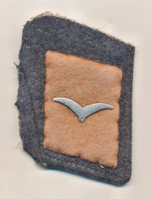 SOLD - Cut Off Luftwaffe Signals Collar Tab