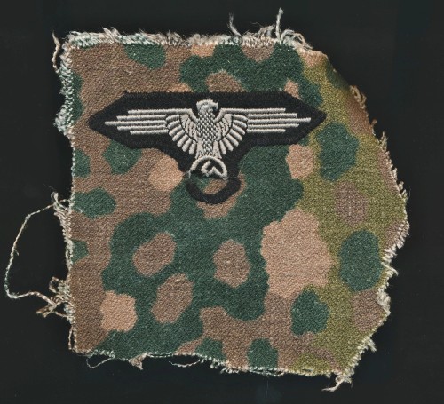 SOLD - Cut Off SS Sleeve Eagle on Smock Material