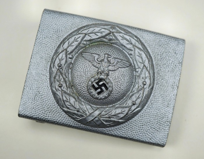 SOLD - DLV EM/NCO Belt Buckle in Nickel