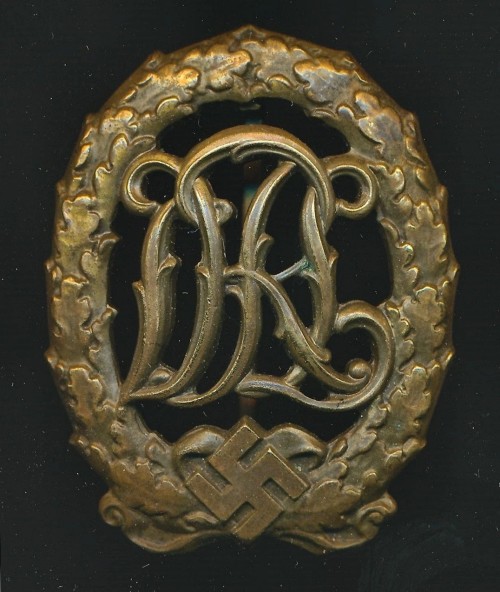 SOLD - DRL Sports Badge in Bronze