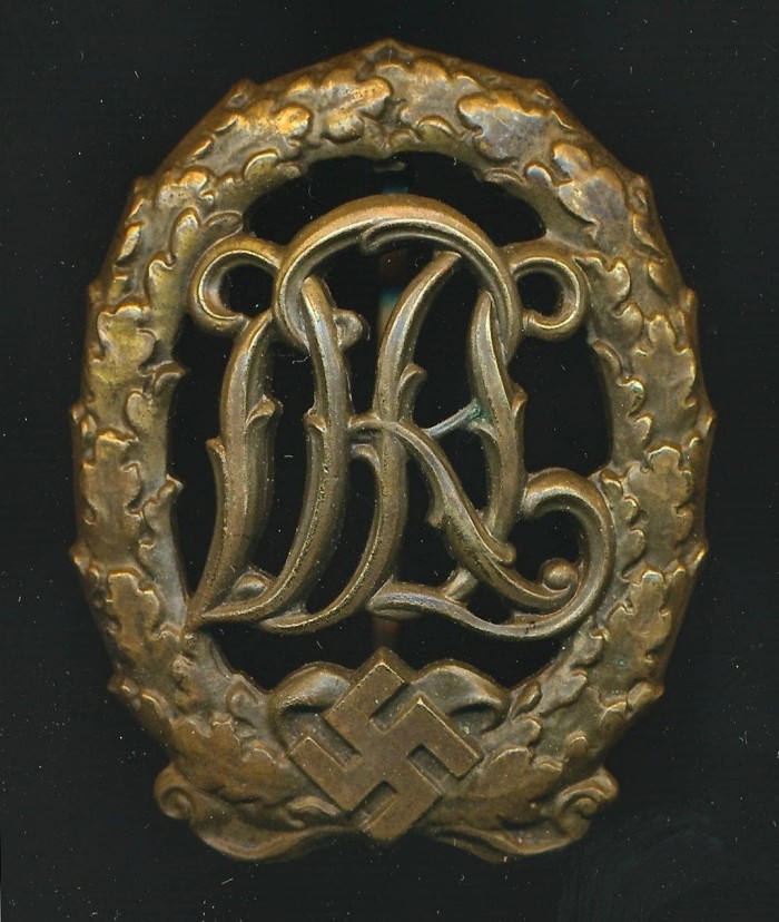 SOLD - DRL Sports Badge in Bronze