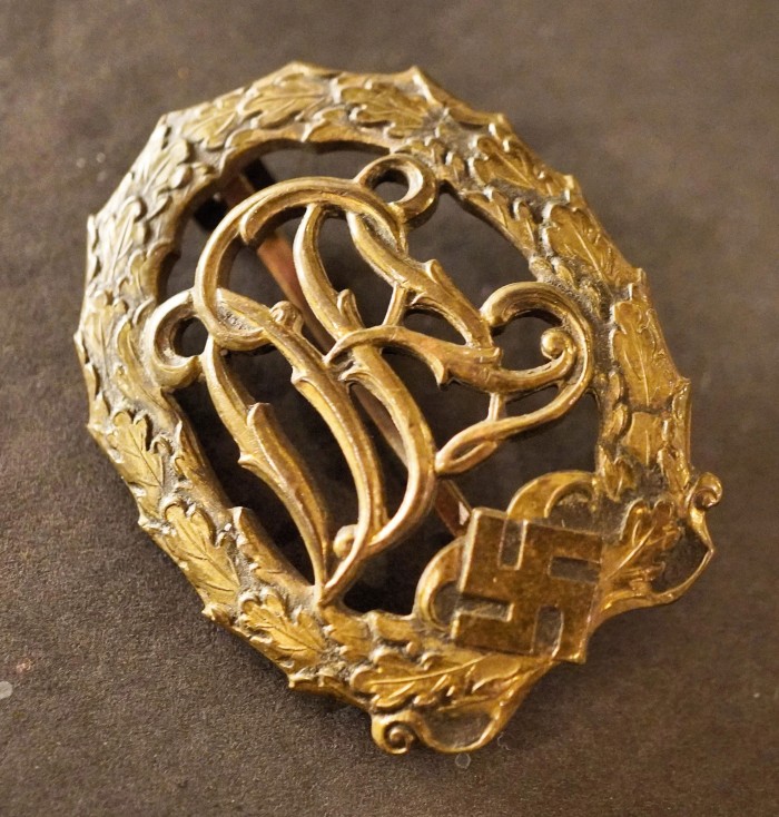 SOLD - DRL Sports Badge in Bronze