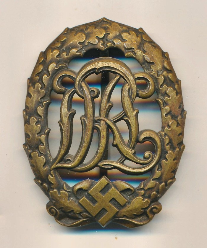 SOLD - DRL Sports Badge in Bronze