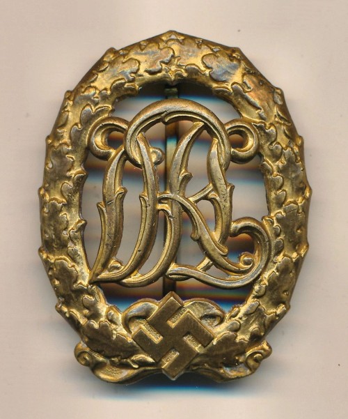 SOLD - DRL Sports Badge in GOLD