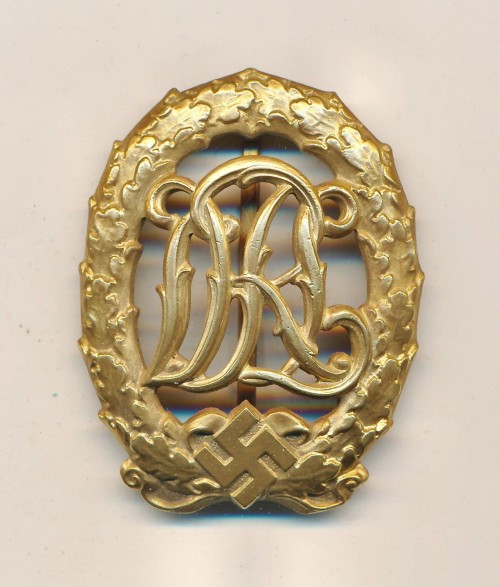 SOLD - DRL Sports Badge in Gold