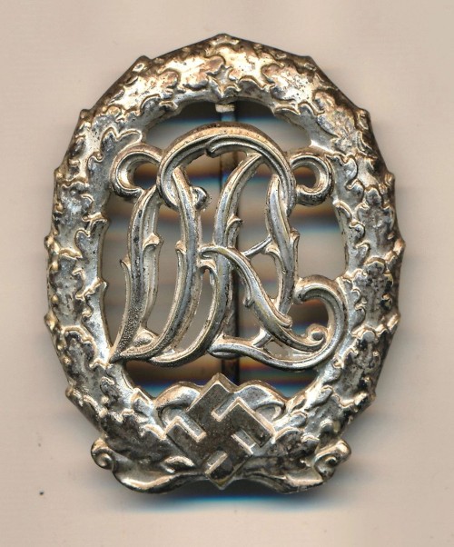 SOLD - DRL Sports Badge in Silver