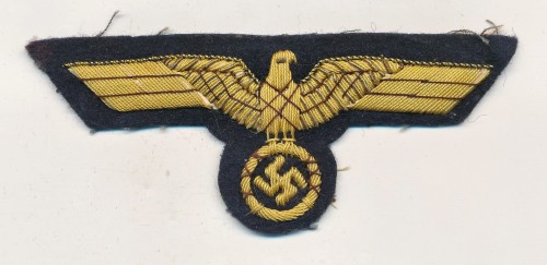 SOLD - Deluxe Kriegsmarine Officer Breast Eagle