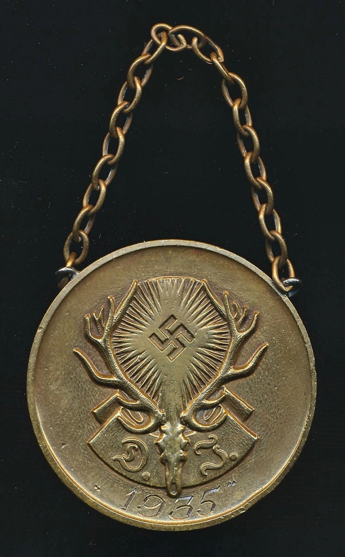 SOLD - Deutsche Jägerschaft 1935 Medallion