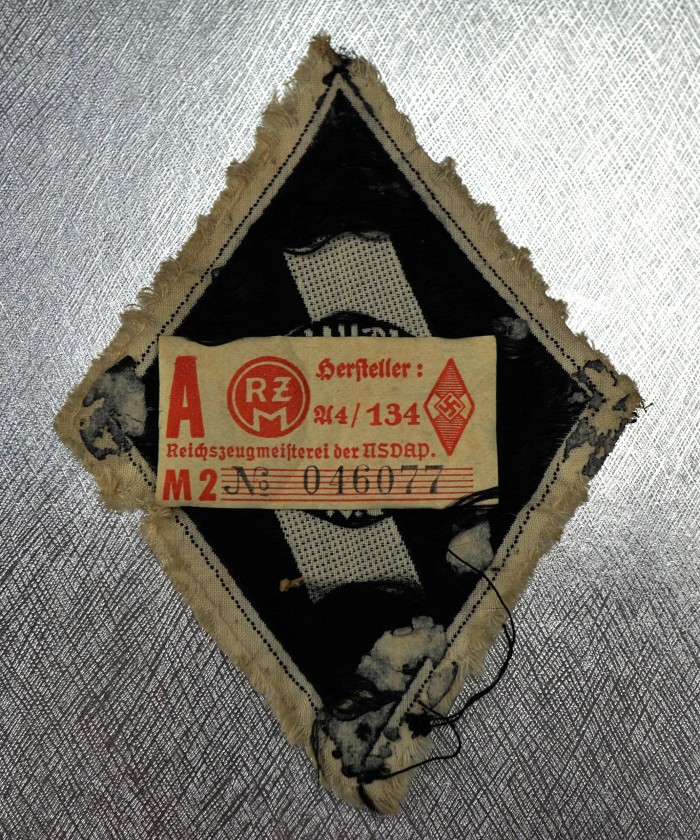 SOLD - Deutsches Jungvolk Proficiency Badge in cloth w/ rzm tag - Image 6