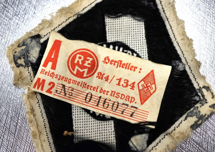 SOLD - Deutsches Jungvolk Proficiency Badge in cloth w/ rzm tag - Image 8