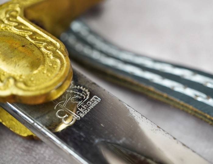 SOLD - Distributor Marked Heer Officer Sword by Carl Eickhorn - Image 5
