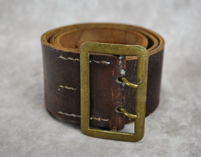 SOLD - Double Claw Officer's Belt & Buckle