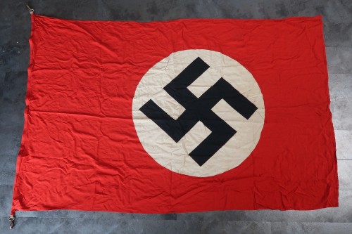 SOLD - Double Sided NSDAP Flag w/ Clips