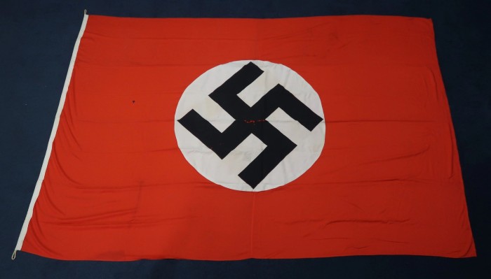 SOLD - Double Sided NSDAP Flag w/ Rope ends