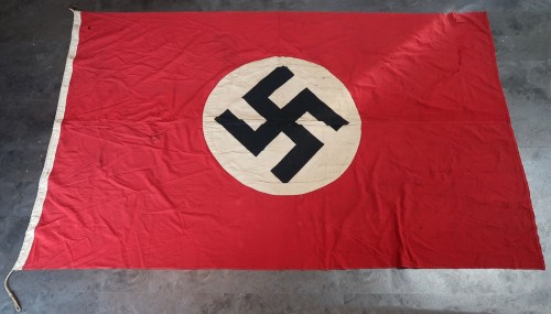 SOLD - Double Sided NSDAP Flag w/ Rope ends