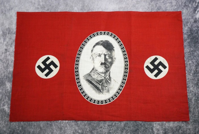 SOLD - Early Patriotic Hitler Flag