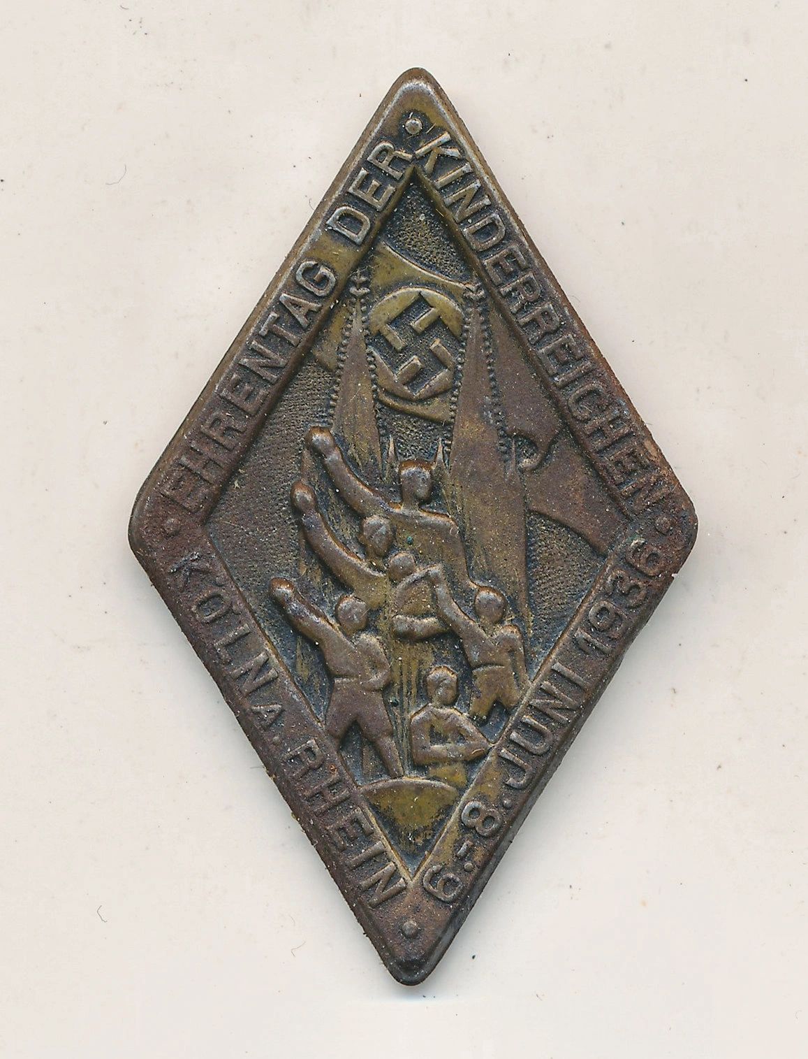 SOLD - Ehrentag der Kinderreichen Köln am Rhein 1936 Tinnie