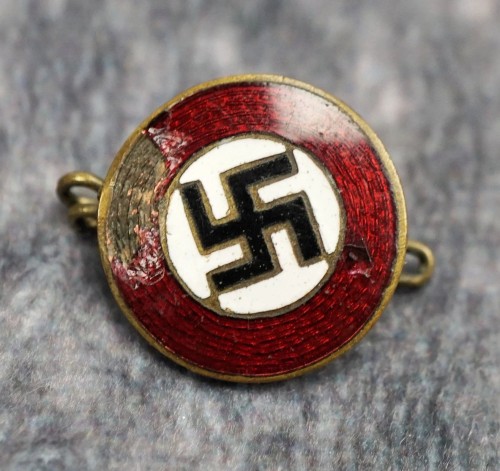 SOLD - Enamel NSDAP Membership Pin