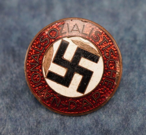 SOLD - Enamel NSDAP Membership Pin