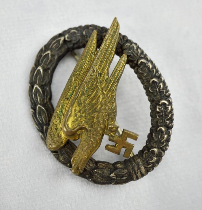 SOLD - Fallschirmjäger Badge by Juncker