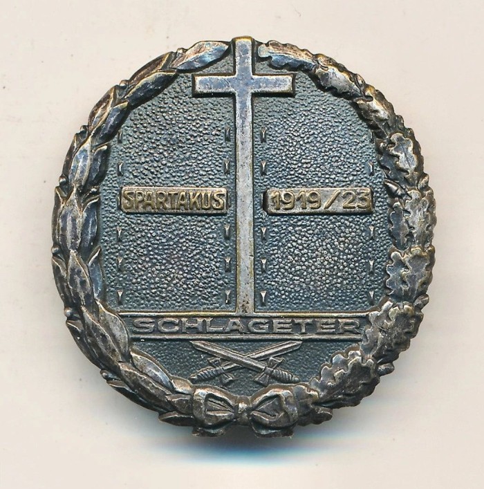 SOLD - First Pattern Schlageter Badge