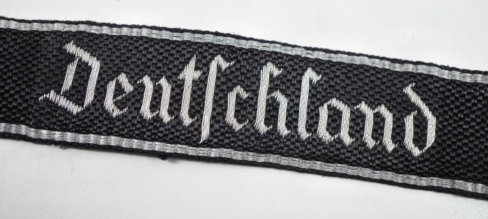 SOLD - Flatwire Deutschland Regiment Cuff Title