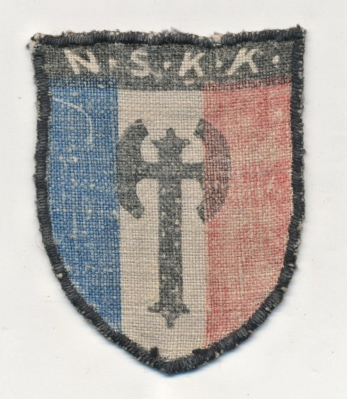 SOLD - French NSKK Volunteer Sleeve Shield