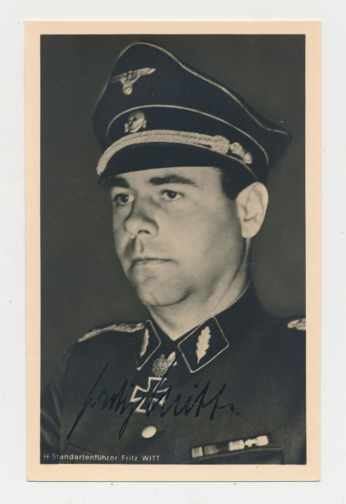 SOLD - Fritz Witt Signed Postcard